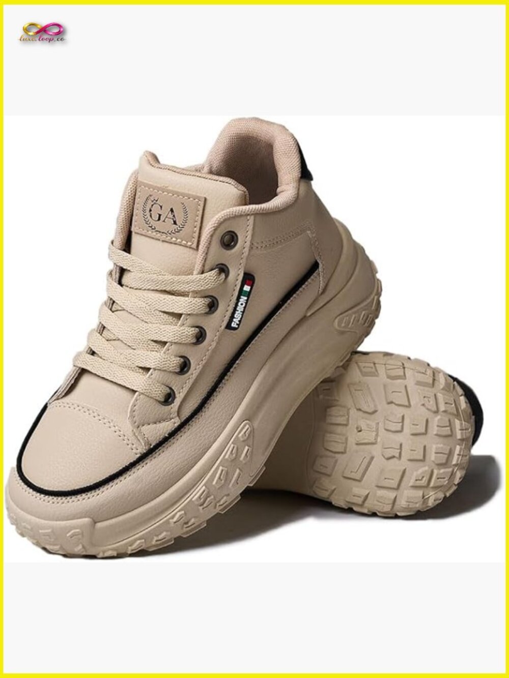 Chunky Platform White Mesh Dad Sneakers Breathable Casual Fashion Running Shoes